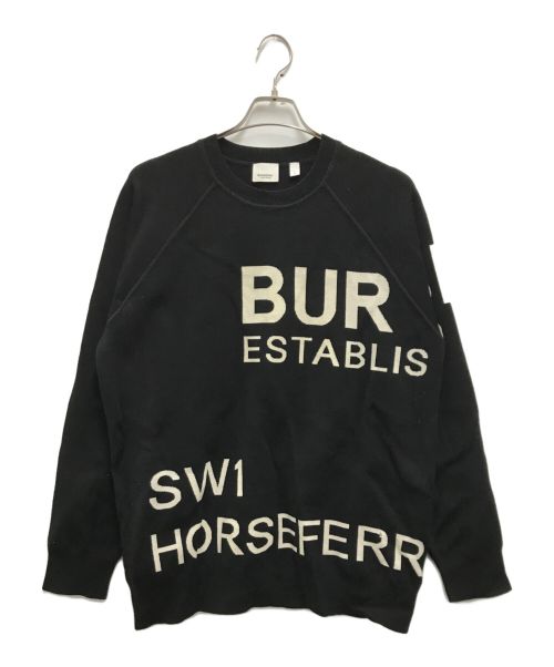 BURBERRY LONDON（バーバリーロンドン）BURBERRY LONDON (バーバリーロンドン) HORSEFERRY SW1 ブラック サイズ:Lの古着・服飾アイテム