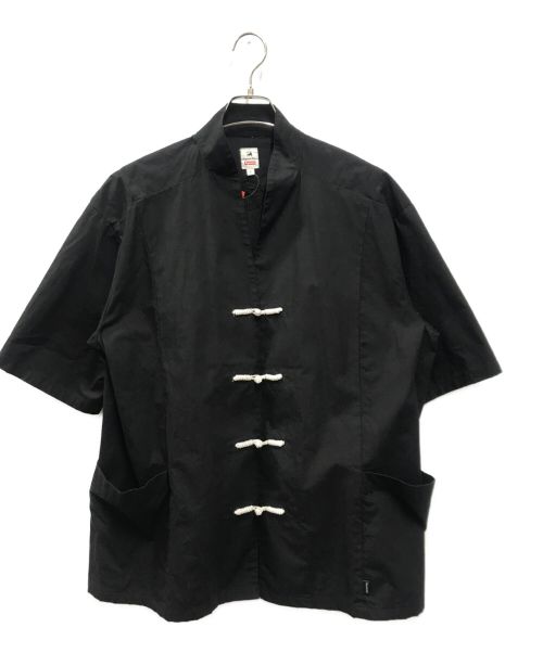 SUPREME（シュプリーム）SUPREME (シュプリーム) SASQUATCHfabrix. (サスクワッチファブリックス) 16SS Hanten Shirt ブラック サイズ:Lの古着・服飾アイテム