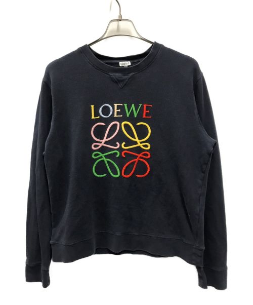 LOEWE（ロエベ）LOEWE (ロエベ) アナグラムロゴスウェット ネイビー サイズ:XLの古着・服飾アイテム