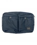 PORTERポーター）の古着「SHOULDER BAG(S)」｜ネイビー