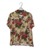 Engineered Garmentsエンジニアド ガーメンツ）の古着「Camp Shirt-Hawaiian Rayon Floral」｜ベージュ×レッド