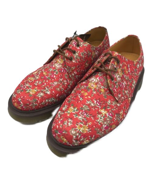 Dr.Martens（ドクターマーチン）Dr.Martens (ドクターマーチン) 1461 Flowers Coral Meadow レッド サイズ:25cmの古着・服飾アイテム