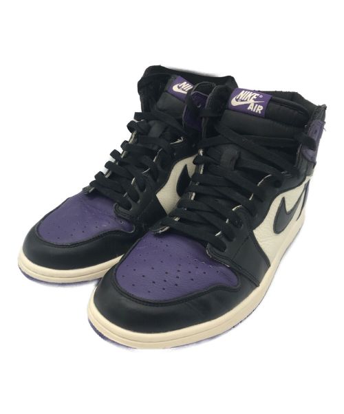 NIKE（ナイキ）NIKE (ナイキ) AIR JORDAN 1 RETRO HIGH OG Court Purple パープル サイズ:27.5cmの古着・服飾アイテム