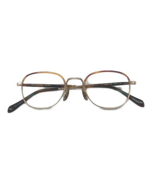 OLIVER PEOPLES（オリバーピープルズ）OLIVER PEOPLES (オリバーピープルズ) 眼鏡 ブラウンの古着・服飾アイテム