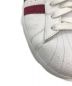 中古・古着 adidas (アディダス) ローカットスニーカー ホワイト×レッド サイズ:28.5cm：5000円
