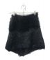 AMBUSH (アンブッシュ) BUCKLE FUR MINI SKIRT ブラック サイズ:S：14000円