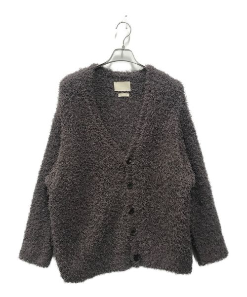 YOKE（ヨーク）YOKE (ヨーク) BUSHY COTTON CARDIGAN パープル サイズ:2の古着・服飾アイテム