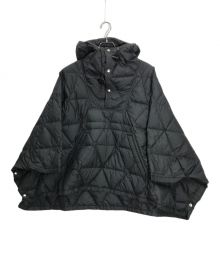 THE NORTHFACE PURPLELABEL（ザ・ノースフェイス パープルレーベル）の古着「Field Down Poncho」｜ブラック