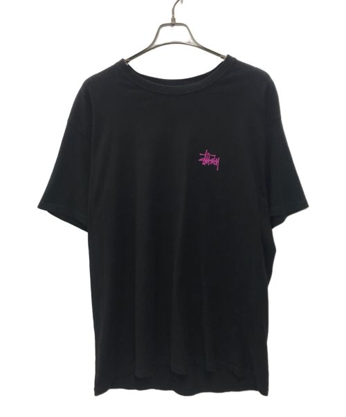 stussy（ステューシー）stussy (ステューシー) バックプリントカットソー ブラック サイズ:Ｌの古着・服飾アイテム