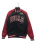 MITCHELL & NESS（ミッチェルアンドネス）の古着「スタジャン」｜ブラック×レッド