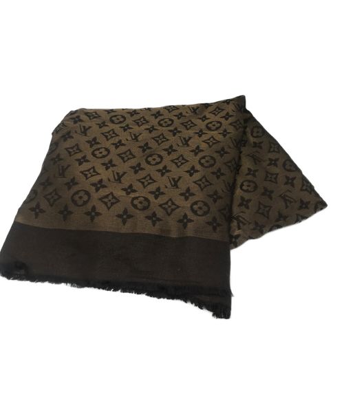 LOUIS VUITTON（ルイ ヴィトン）LOUIS VUITTON (ルイ ヴィトン) ショール・モノグラム ブラウンの古着・服飾アイテム