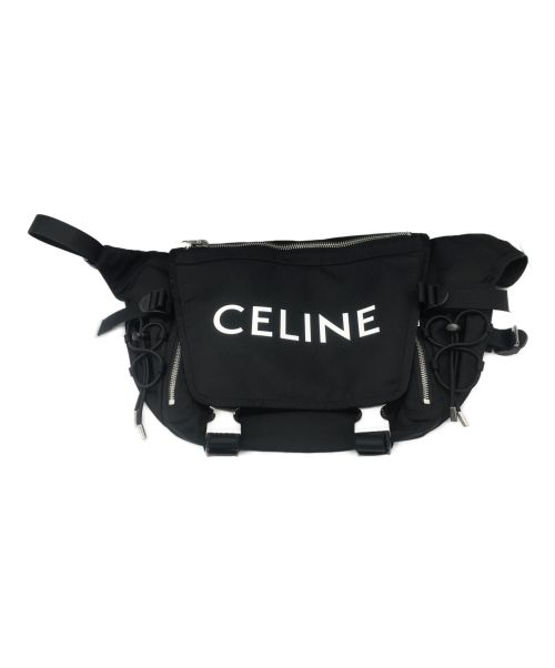 CELINE（セリーヌ）CELINE (セリーヌ) ミディアム トレッキング メッセンジャー ブラックの古着・服飾アイテム