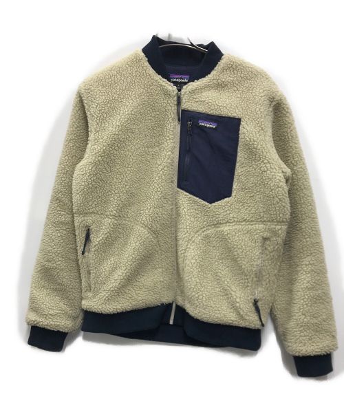 Patagonia（パタゴニア）Patagonia (パタゴニア) RETRO-X BOMBER JACKET ベージュ サイズ:Mの古着・服飾アイテム