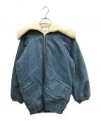 patouパトゥ）の古着「Shearling Collar Denim Jacket」｜インディゴ