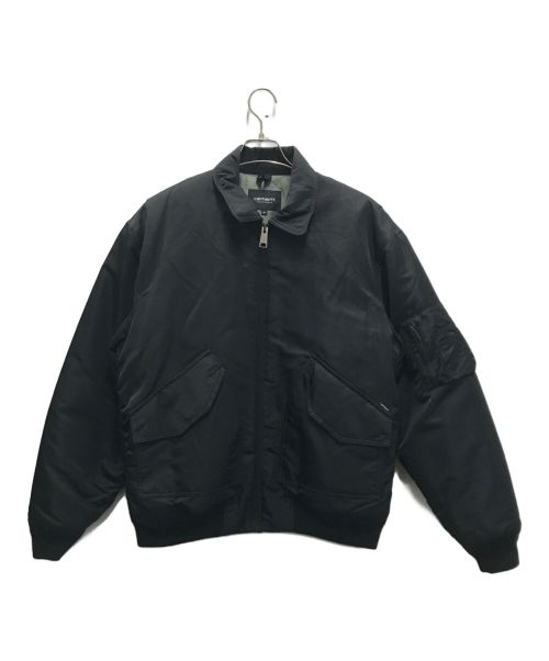 CarHartt（カーハート）CarHartt (カーハート) WIP OLTEN BOMBER JACKET ブラック サイズ:Mの古着・服飾アイテム