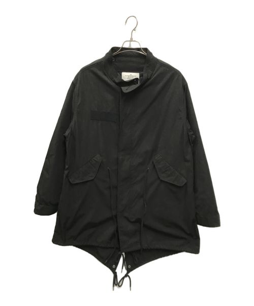 HOUSTON（ヒューストン）HOUSTON (ヒューストン) 3WAY M-65 PARKA(3ウェイ エム-56 パーカー) ブラック サイズ:XSの古着・服飾アイテム