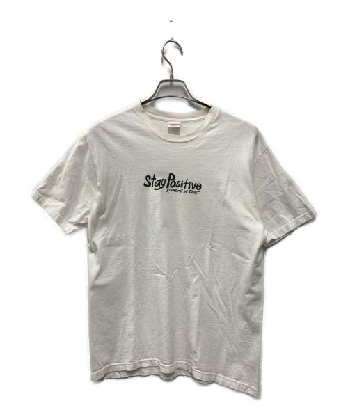 SUPREME（シュプリーム）SUPREME (シュプリーム) Stay Positive Tee ホワイト サイズ:Mの古着・服飾アイテム