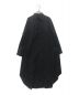 YOHJI YAMAMOTO（ヨウジヤマモト）の古着「60/-LAWN LONG DRESS SHIRT」｜ブラック