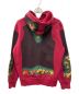 SUPREME (シュプリーム) Jean Paul GAULTIER (ジャンポールゴルチェ) Floral Print Hooded Sweatshirt レッド×グリーン サイズ:M：15000円