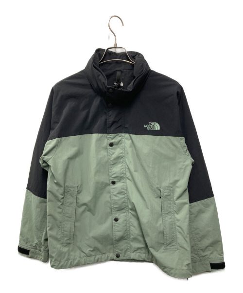 THE NORTH FACE（ザ ノース フェイス）THE NORTH FACE (ザ ノース フェイス) HYDRENA WIND JACKET ブラック×グリーン サイズ:Mの古着・服飾アイテム