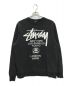 stussy（ステューシー）の古着「WORLD TOUR CREWNECK」｜ブラック