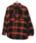 Engineered Garments（エンジニアド ガーメンツ）の古着「WORK SHIRT COTTON TWILL PLAID」｜オレンジ×グリーン