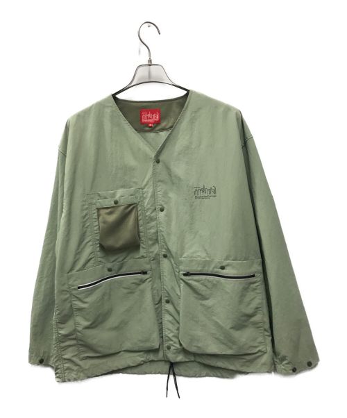 Manhattan Portage（マンハッタンポーテージ）Manhattan Portage (マンハッタンポーテージ) カラーレス コーチジャケット グリーン サイズ:Mの古着・服飾アイテム