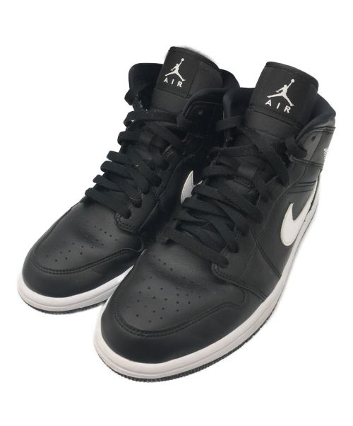 NIKE（ナイキ）NIKE (ナイキ) WMNS AIR JORDAN 1 MID ホワイト×ブラック サイズ:28.5cmの古着・服飾アイテム