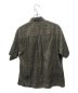 STEVEN ALAN (スティーブンアラン) CELL/PRINT REGULAR COLLAR SHORT SLEEVE SHIRT BOX -LOOSE カーキ サイズ:M：7000円