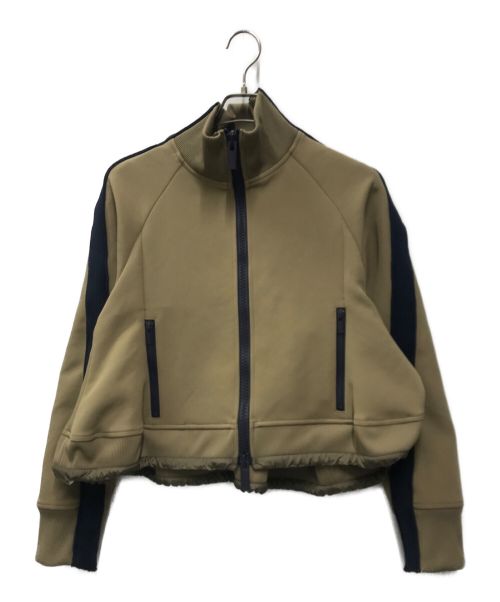 sacai（サカイ）sacai (サカイ) Technical Jersey Blouson ブラウン サイズ:2の古着・服飾アイテム