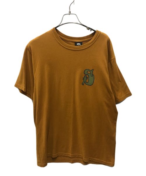 stussy（ステューシー）stussy (ステューシー) S LOGO S/S TEE ブラウン サイズ:Mの古着・服飾アイテム