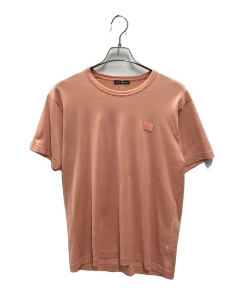 Acne studios（アクネ ストゥディオス）ACNE STUDIOS (アクネ ストゥディオス) NASH FACE TEE ピンク サイズ:Sの古着・服飾アイテム