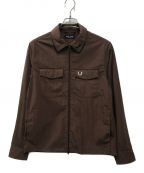 FRED PERRYフレッドペリー）の古着「Pocket Overshirt」｜ブラウン