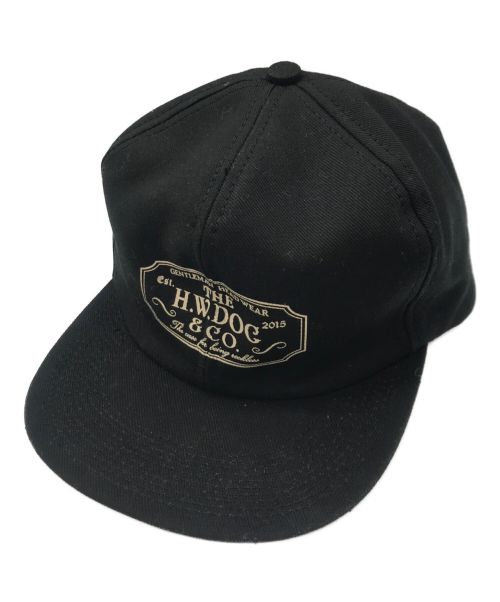 THE H.W.DOG&CO（ザ エイチダブリュウ ドッグアンドコー）THE H.W.DOG&CO (ザ エイチ ダブリュー ドッグ アンド コー) TRUCKER CAP ブラック サイズ:36の古着・服飾アイテム