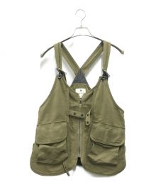 Snow peak（スノーピーク）の古着「TAKIBI Duck Vest」｜オリーブ