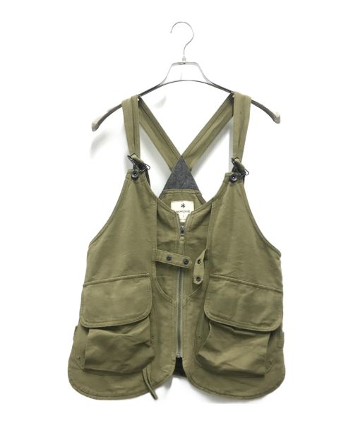 Snow peak（スノーピーク）snow peak (スノーピーク) TAKIBI Duck Vest オリーブ サイズ:Sの古着・服飾アイテム