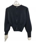 Bibiy.ビビィ）の古着「SUSIE SHIRT KNIT」｜ネイビー