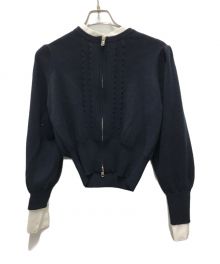 Bibiy.（ビビィ）の古着「SUSIE SHIRT KNIT」｜ネイビー