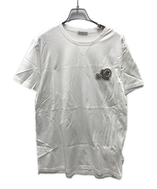 MONCLER（モンクレール）MONCLER (モンクレール) MAGLIA T-SHIRT ホワイト サイズ:Lの古着・服飾アイテム