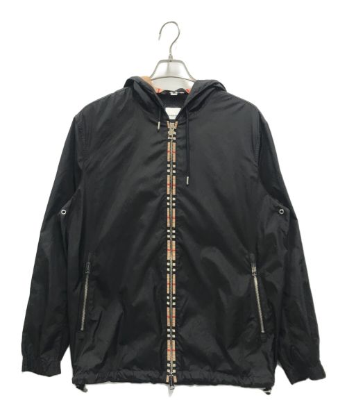 BURBERRY（バーバリー）BURBERRY (バーバリー) EVERTON HS JACKET ブラック×ベージュ サイズ:48の古着・服飾アイテム