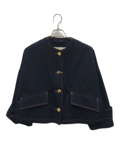 MACKINTOSH（マッキントッシュ）MACKINTOSH (マッキントッシュ) HUMBIE NO COLLAR JK DENIM インディゴ サイズ:6の古着・服飾アイテム