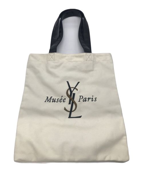 Musee Yves Saint Laurent Paris（イヴサンローラン）Musee Yves Saint Laurent Paris (イヴサンローラン) トートバッグ ベージュの古着・服飾アイテム