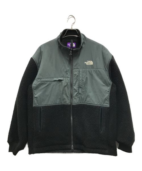 THE NORTHFACE PURPLELABEL（ザ・ノースフェイス パープルレーベル）THE NORTHFACE PURPLELABEL (ザ・ノースフェイス パープルレーベル) Field Denali Jacket ブラック×グレー サイズ:Lの古着・服飾アイテム