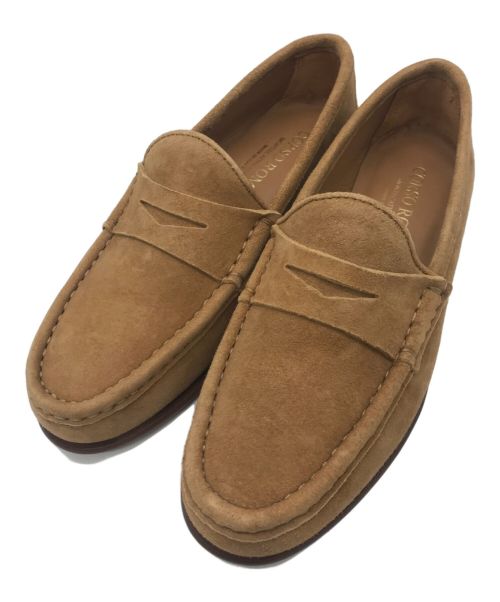 CORSO ROMA 9（コルソローマノーヴェ）CORSO ROMA 9 (コルソローマノーヴェ) SUEDE ローファー ベージュ サイズ:22.5cmの古着・服飾アイテム