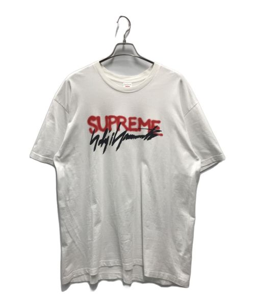 SUPREME（シュプリーム）Supreme (シュプリーム) YOHJI YAMAMOTO (ヨウジヤマモト) Yohji Yamamoto Logo Tee ホワイト サイズ:XLの古着・服飾アイテム