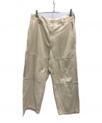 MAATEE&SONSマーティーアンドサンズ）の古着「CABLEYAＮ DOUBLE KNEE PANTS」｜ベージュ