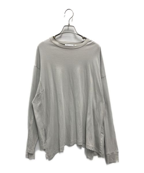 nagonstans（ナゴンスタンス）nagonstans (ナゴンスタンス) asymmetry long-sleeves グレー サイズ:Mの古着・服飾アイテム