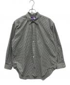 THE NORTHFACE PURPLELABELザ・ノースフェイス パープルレーベル）の古着「Button Down Gingham Field Shirt」｜ホワイト×ブラック