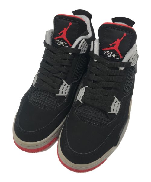 NIKE（ナイキ）NIKE (ナイキ) AIR JORDAN 4 RETRO BRED ブラック×レッド サイズ:25.5cmの古着・服飾アイテム