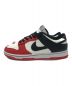 NIKE (ナイキ) NBA (エヌビーエー) DUNK LOW RETRO EMB レッド×ホワイト サイズ:25.5cm：10000円